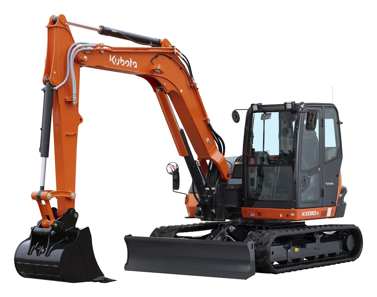 Kubota KX080-5 compact excavator